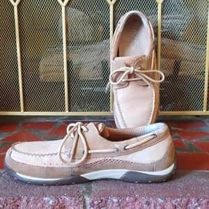 Vionic | Mens-11 Tan Leather Loafers With Arch Support